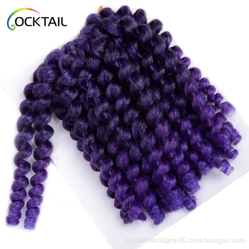 Short wand curl crochet braid soft baby curls synthetic hair at cheap price, jamaican bounce crochet braids hair